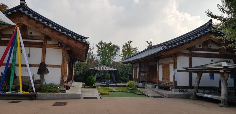 부천한옥체험마을 전경.