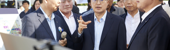 김동연 지사, 양주 ‘혁신형 공공의료원’ 건설현장 찾아