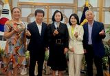 이상일 용인시장, 높이뛰기 우상혁 선수와 조찬 함께 하며 격려하고 귀국