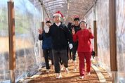 이현재 하남시장 "겨울철에도 맨발걷기 즐기는 사계절 황톳길로 오세요"