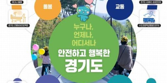 "경기도민 누구나, 언제나, 어디서나 안전하고 행복하게"