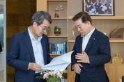박승원 광명시장, 김동연 경기도지사에 ‘목감교 확장·광명스피돔 인근 개발’ 협조 요청