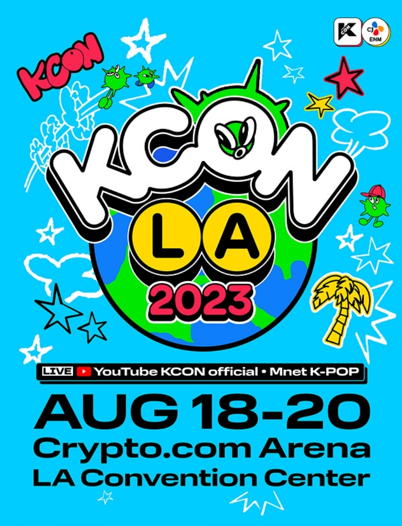 'KCON LA 2023'이 8월 18일부터 20일까지 사흘간 Crypto.com Arena(크립토닷컴 아레나)와 LA Convention Center(LA 컨벤션 센터)에서 열린다.