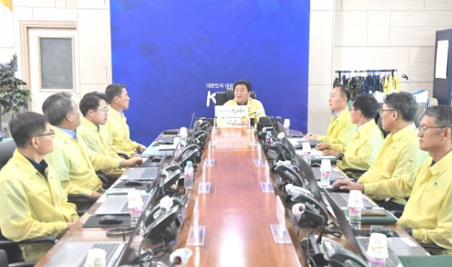 시흥시, 태풍 카눈 대비 ‘총력’ 8일 오후 회의, 대비상황 점검