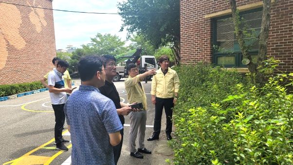 안산교육지원청, 제6호 태풍‘카눈’대비 관내 학교시설 사전점검 실시