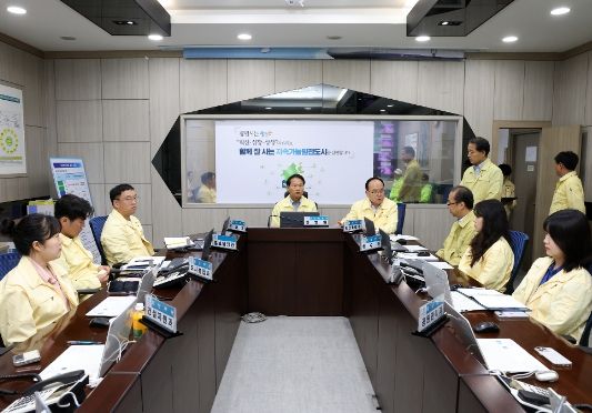 광명시의회 의장단, 태풍 ‘카눈’ 대비 피해 예방 대책 당부