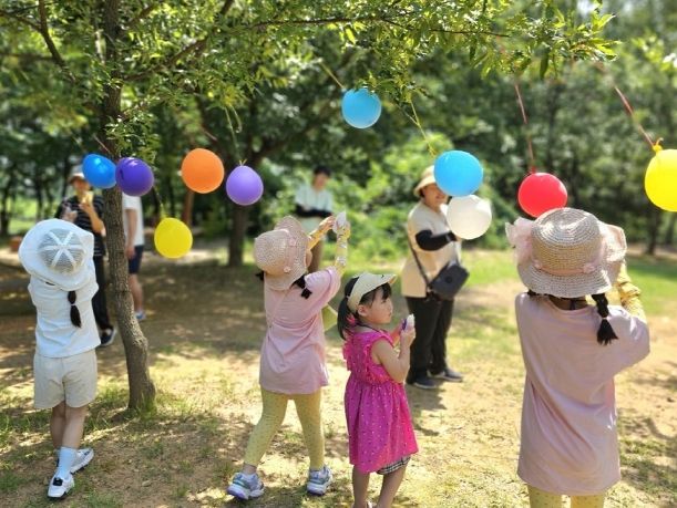 파주시는 11월 30일까지 하반기 유아숲체험원 프로그램을 운영한다.