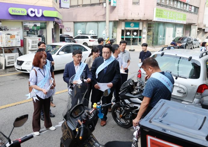 시흥시의회 안전한 통학로 만들기 특위, 소래초 통학로 개선공사 예정지 방문