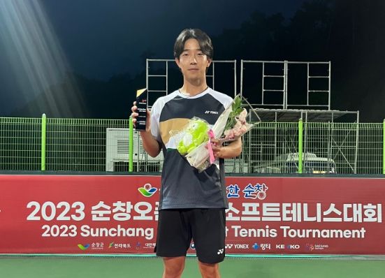 소프트테니스 박민우 선수, 2023 순창오픈 종합소프트테니스대회에서 3위 입상