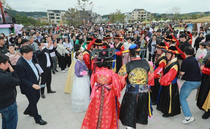 정조대왕능행차 참석자 단체사진