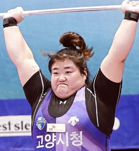 역도팀 박혜정 선수