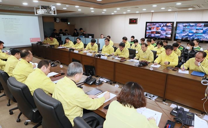 13일 정장선 평택시장 주재 관리천 오염수 사고 수습 재난안전대책본부 회의