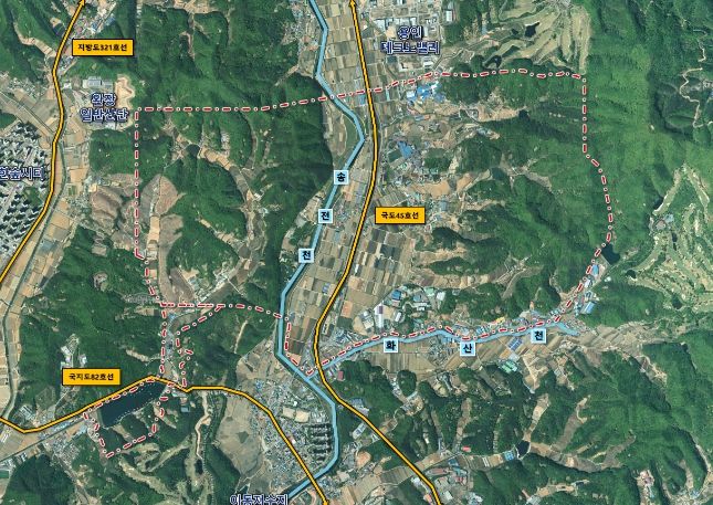 용인 이동남사 첨단 시스템반도체 국가산업단지 위치도