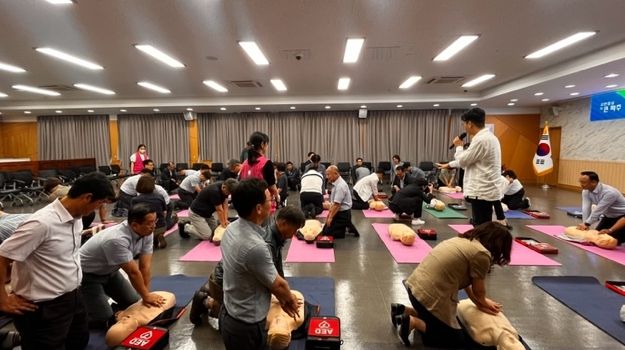 파주시는 3월부터 심폐소생술 등 응급처치교육을 위한 상설교육장을 운영한다.