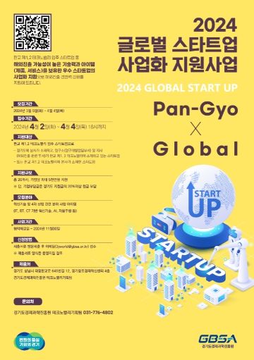 글로벌스타트업 육성사업 사업화지원 포스터