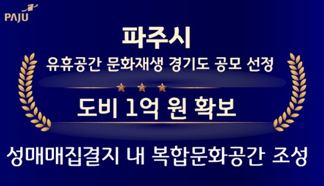 파주시, 성매매집결지에 복합문화공간 조성 첫발 내디뎌