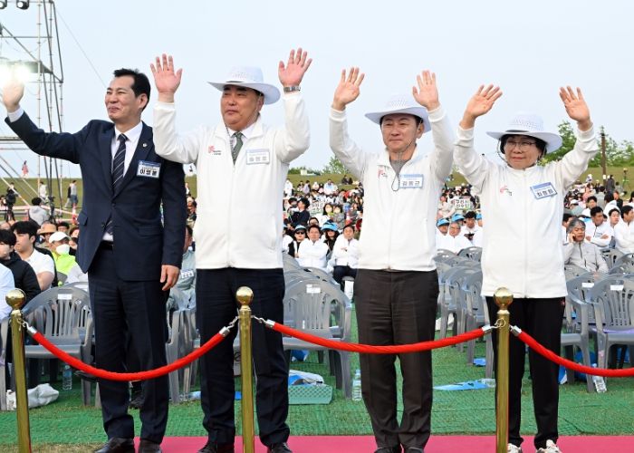 의정부시의회 최정희 의장, ‘제70회 경기도체육대회’ 개회식에 참석해 의정부시 선수단 응원