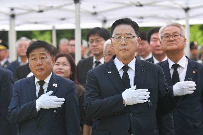 강수현 양주시장, ‘제69회 현충일 추념식’ 참석ⵈ 호국영령의 숭고한 희생정신 ‘한마음’으로 기리겠다