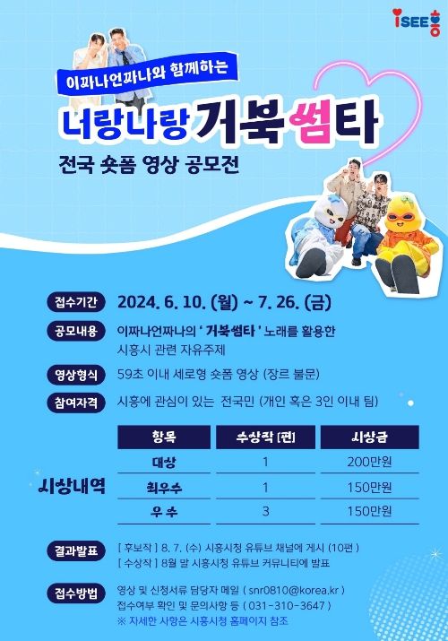 시흥시는 시화호 조성 30주년을 기념해 전 국민에게 대한민국 환경복원의 상징인 시화호와 해양레저의 메카인 거북섬의 매력을 알리고자 다양한 홍보활동을 전개하고 있다.