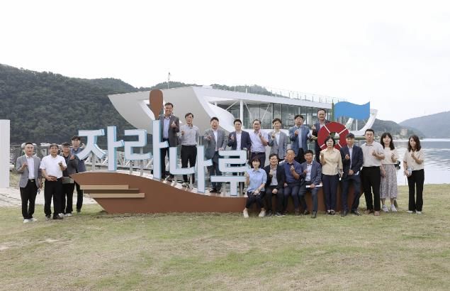 서태원 가평군수, 자라섬 꽃 페스타 앞두고 현장 소통회의(자라섬 남도 일원)