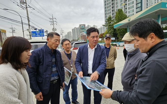 정하용 의원, 용인 기흥구 교통신호체계 관련 현장정담회 실시