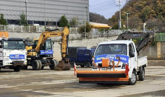 가평군, 폭설 대비 훈련…