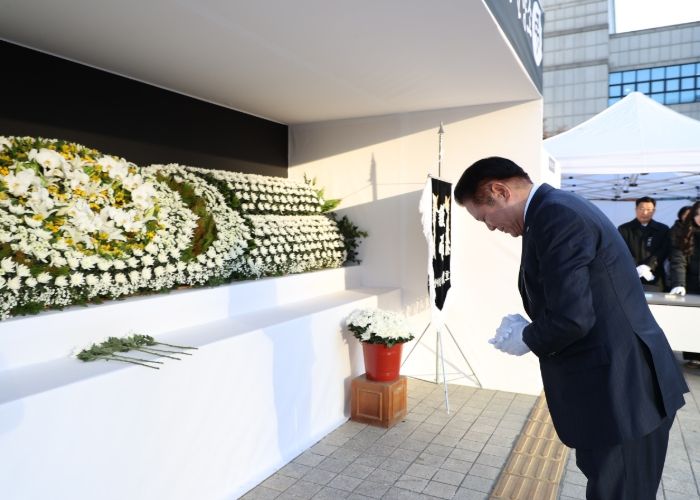 안양시, 제주항공 여객기 참사 희생자 합동분향소 운영