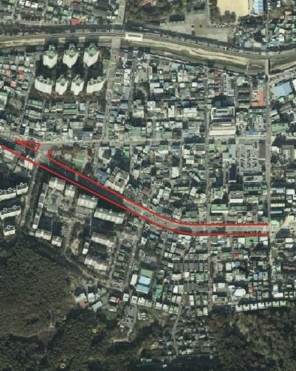 용인특례시 현수막 제로존 통일공원 삼거리 ~ 처인구청 후문사거리 (380m)