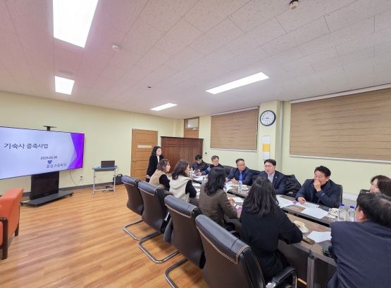 문승호 경기도의원, 효성고 기숙사 증축 간담회 참석