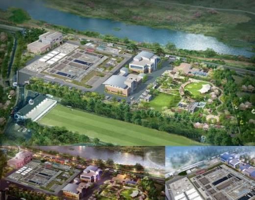 벽제수질복원센터 3단계 증설사업 조감도