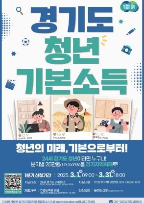 단단한 기본! 당당한 청년! 남양주시, 3월 1일부터 2025년 1분기 청년기본소득 접수 시작