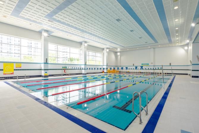 장안구민회관 내 수영장 전경.(사진=수원도시공사 제공)