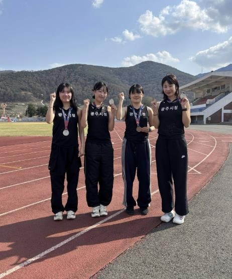 광주시청 육상팀, 2025 김해 KTFL 전국 실업 육상경기대회에서 3200m 릴레이 2위 입상
