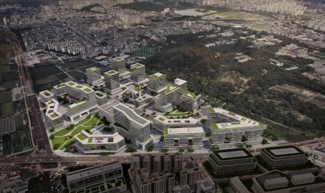 탑동지구 도시개발사업 조감도