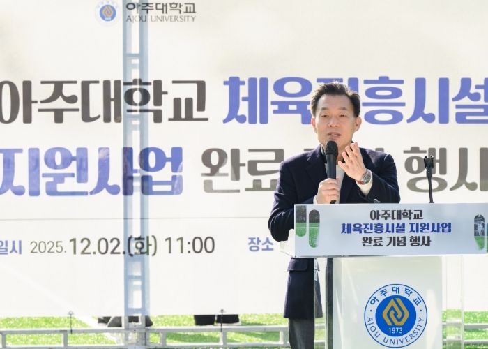 이재준 시장이 인사말을 하고 있다.