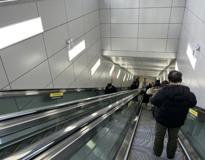 GTX-A 킨텍스역 이용객들(사진 제공=고양시 소셜기자단)