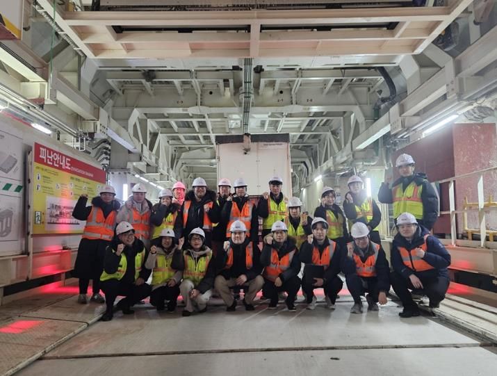파주시, 국내 최초 한강하저 도로터널 현장 견학 실시